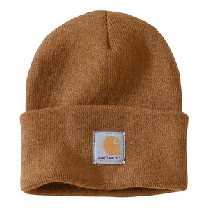 Carhartt Brown Knit Cuffed Beanie